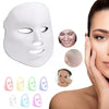 Máscara LED Facial 7 Colores con Microcorriente – Antiedad, Antiacné, Rejuvenecimiento Profesional